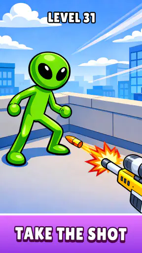 Stickman Sniper: Alien Hunt