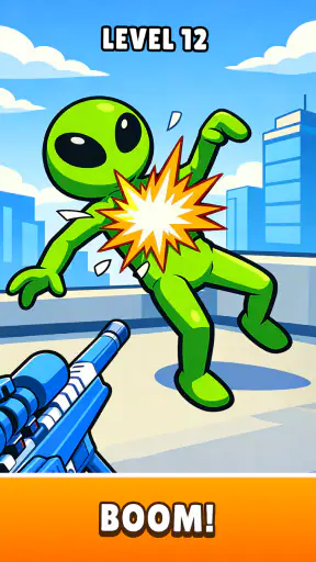 Stickman Sniper: Alien Hunt