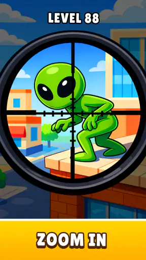 Stickman Sniper: Alien Hunt