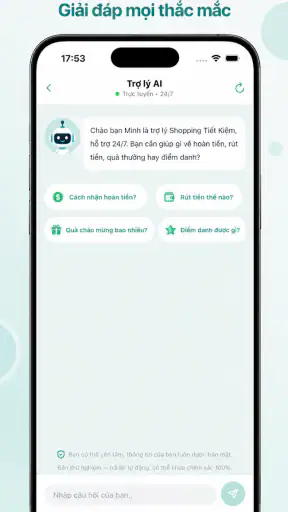 STK: Hoàn Tiền Mua Sắm