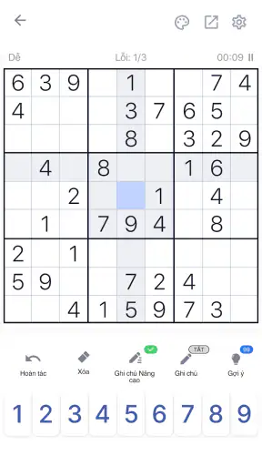 Sudoku - Trò chơi giải đố