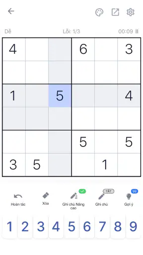 Sudoku - Trò chơi giải đố