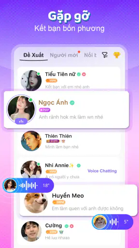 SUGO: Trò chuyện phòng voice