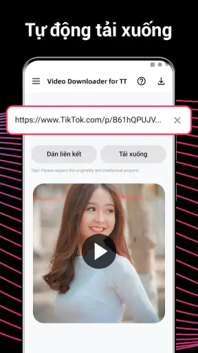 Tải video không có logo cho TT
