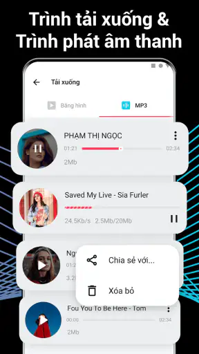 Tải video không có logo cho TT