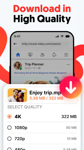 Tải video & lưu video
