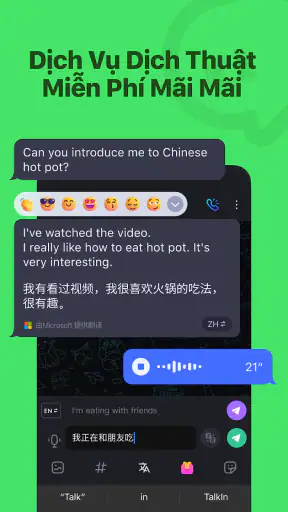 Talkin: Bạn Bè Toàn Cầu & Chat