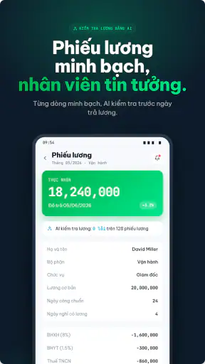 Tanca - Chấm công, tính lương