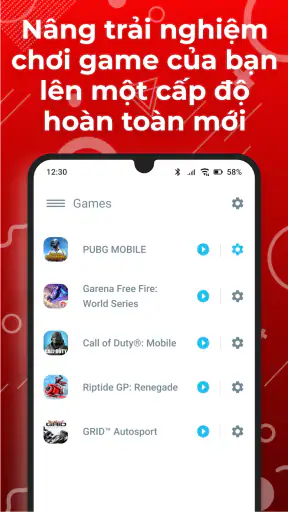 Tăng tốc game - Gaming Mode