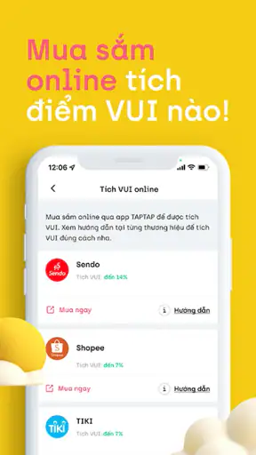 TAPTAP - Tích điểm, đổi ưu đãi