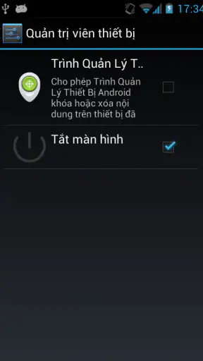 Tắt màn hình