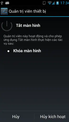 Tắt màn hình