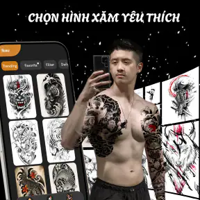 Tattoo Maker: Ghép hình xăm