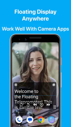 Teleprompter: Floating Notes