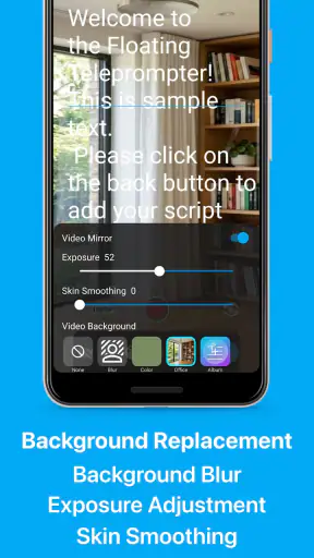 Teleprompter: Floating Notes