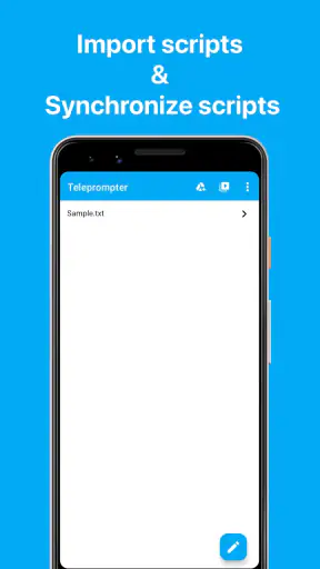 Teleprompter: Floating Notes