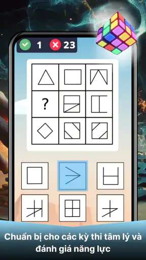 Test IQ:Luyện Trí Não & Tư Duy