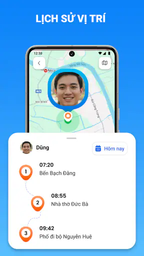 Theo Dõi ĐT: Định Vị Gia Đình