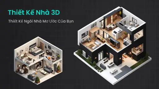 Thiết kế nhà và nội thất 2D