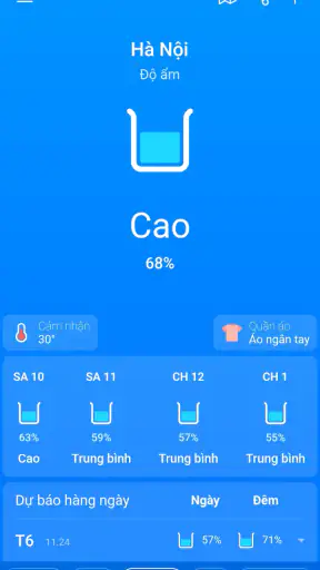 Thời tiết, Dự báo: Weather Sky