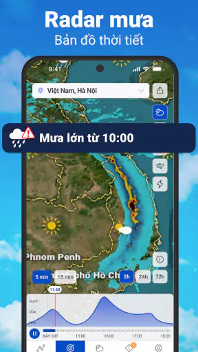 Thời tiết & Radar mưa
