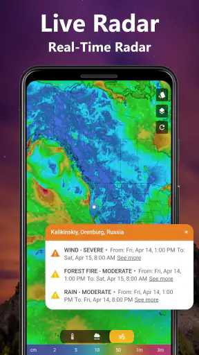 Thời tiết - Radar & Widget