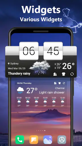 Thời tiết - Radar & Widget