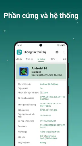 Thông tin thiết bị