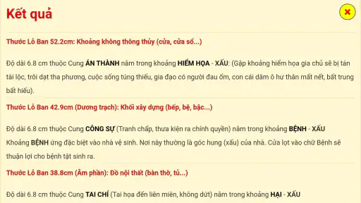Thước Lỗ Ban - Phong thủy nhà