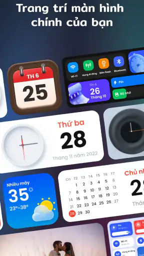 Tiện ích màu, Chủ đề: iWidgets