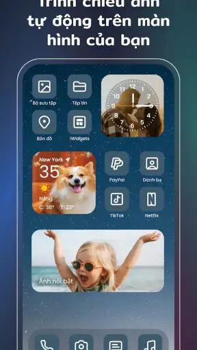 Tiện ích màu, Chủ đề: iWidgets