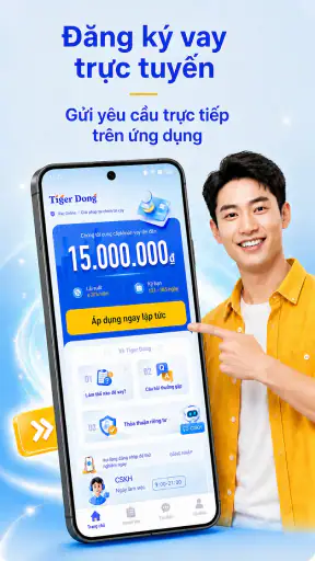 Tiger Dong - Ứng dụng vay vốn