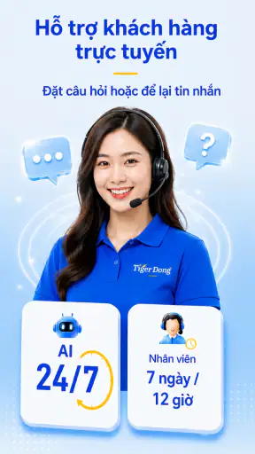 Tiger Dong - Ứng dụng vay vốn