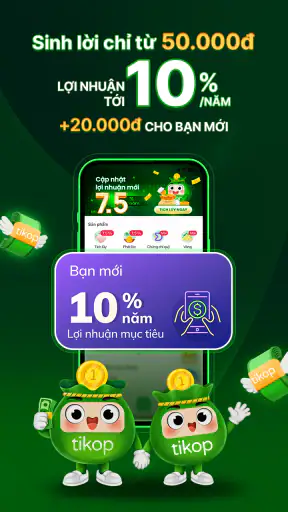 Tikop - Tích lũy và Đầu tư