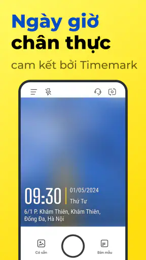 Timemark-chụp ảnh ngày giờ