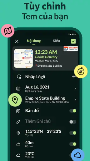 Timestamp Camera, Auto GPS Cam
