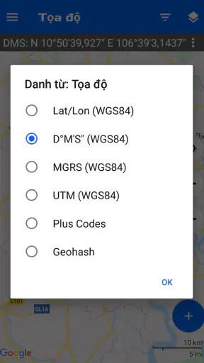 Tọa độ GPS: Vĩ độ & Kinh độ