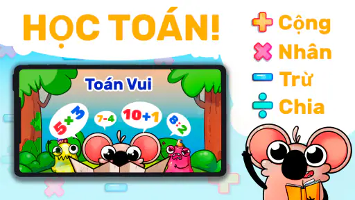 Toán Vui: Trò chơi lớp 1,2,3,4