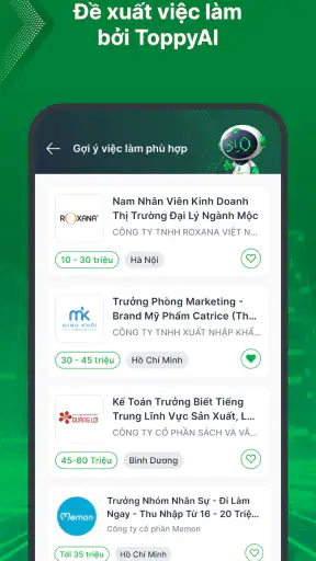 TopCV: Tìm việc làm phù hợp