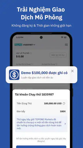 TOPONE Markets - Giao dịch AI