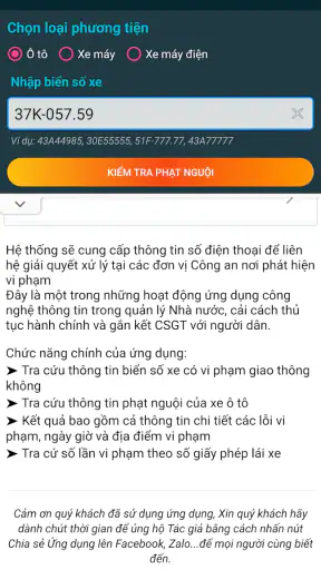 Tra Cứu Phạt Nguội 2026