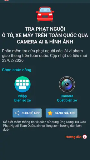 Tra Cứu Phạt Nguội 2026