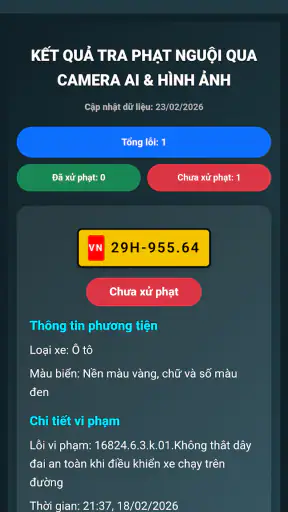 Tra Cứu Phạt Nguội 2026