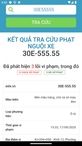 Tra cứu phạt nguội ô tô 2026