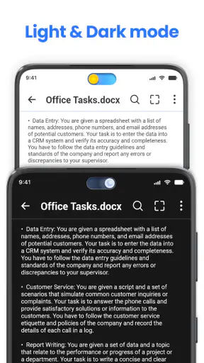 trình đọc văn bản tài liệu app