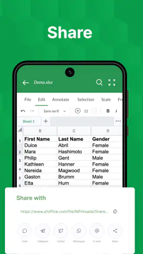 Trình đọc XLSX: Trình xem XLS