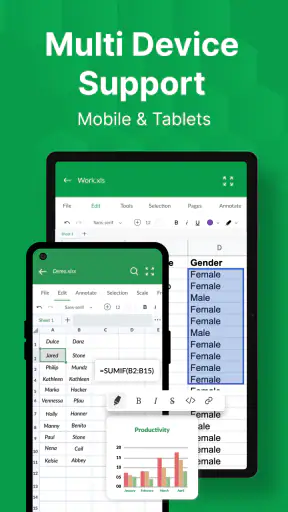 Trình đọc XLSX: Trình xem XLS