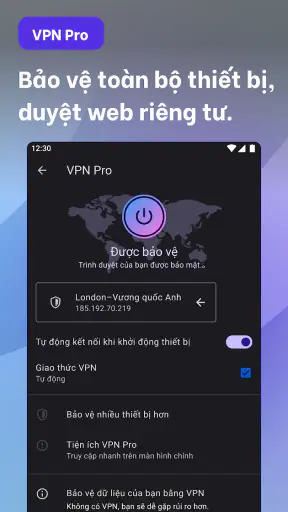 Trình duyệt Opera với VPN