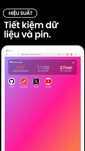 Trình duyệt web cá nhân Brave