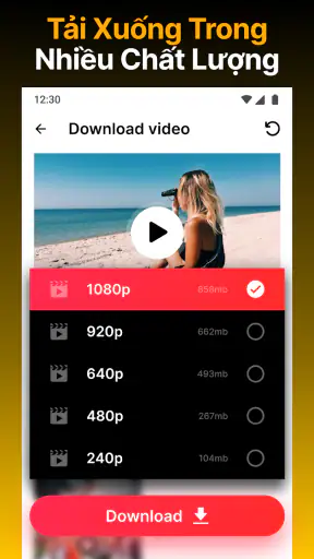 Trình tảixuống video HD Vidow